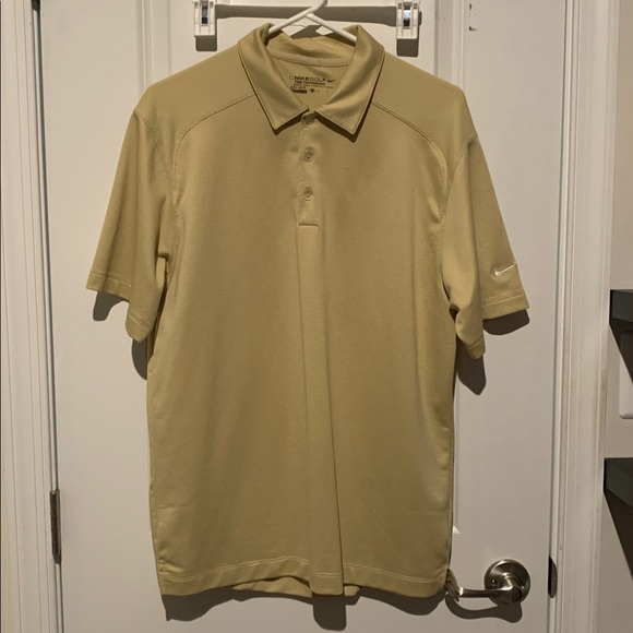 Nike Light Yellow Polo Shirt - Picture 1 of 4
